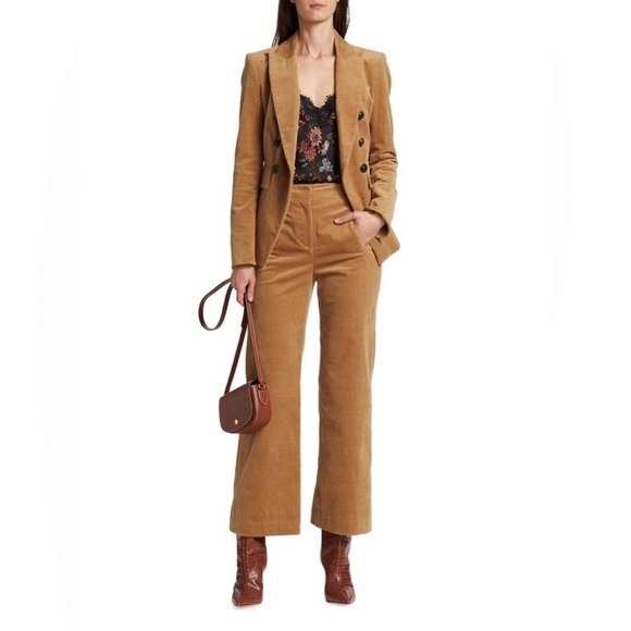 Veronica Beard Miller Corduroy Dickey Jacket in Khaki Size 18 - Picture 13 of 13